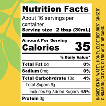 Load image into Gallery viewer, Bold Ginger Elderberry Syrup