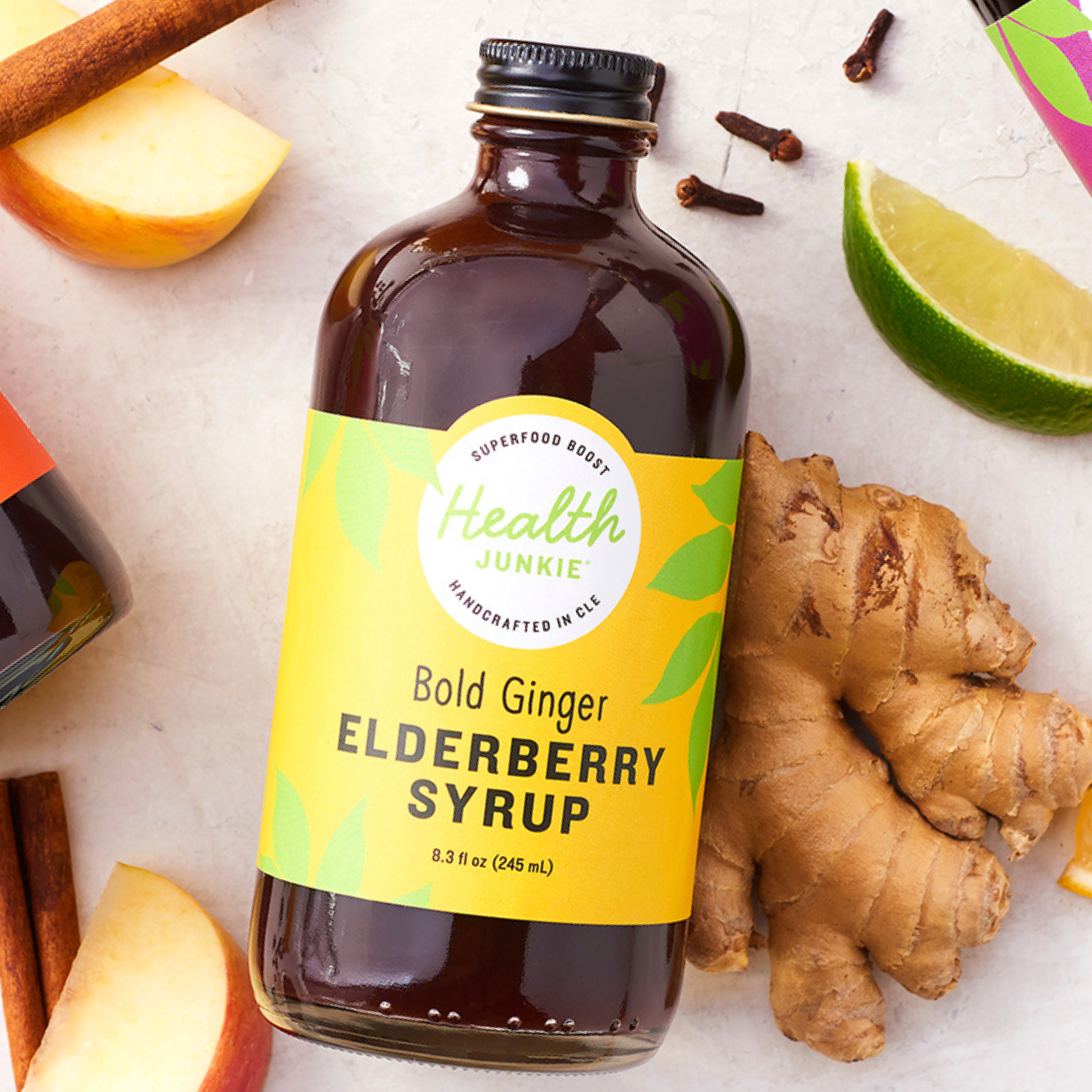 Bold Ginger Elderberry Syrup – Health Junkie