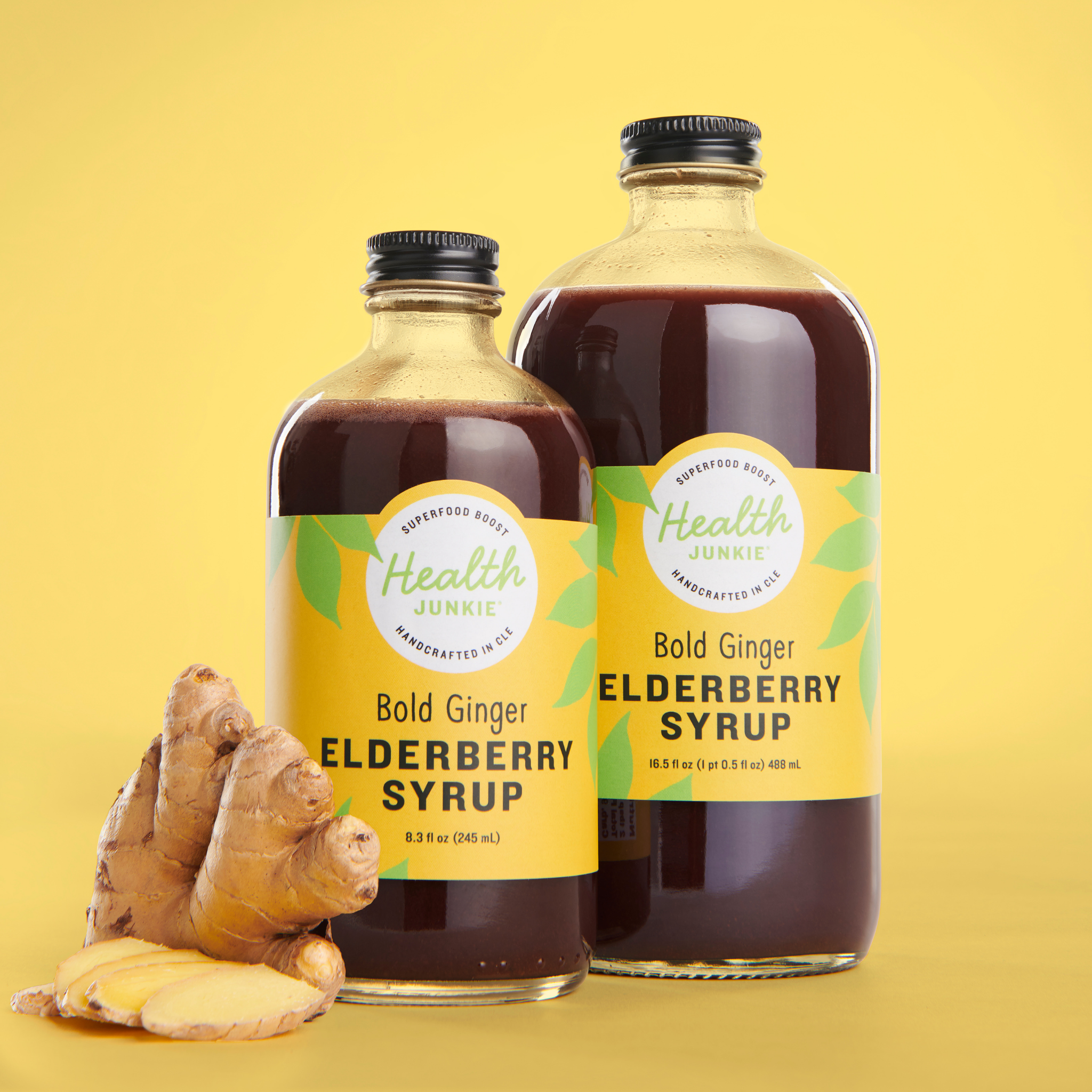 Bold Ginger Elderberry Syrup – Health Junkie